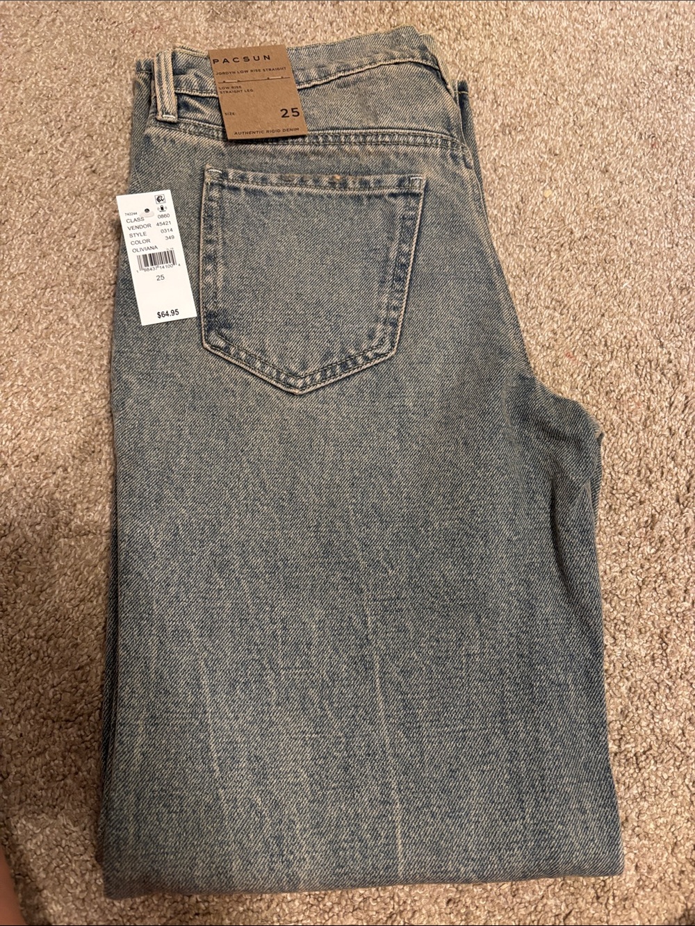 PacSun Women’s Light Blue Straight Jeans